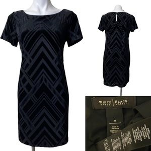 White House Black Market velvet dress